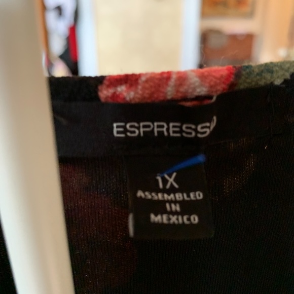 Espresso‎ plus size poly dress. Worn twice. - Picture 2 of 5